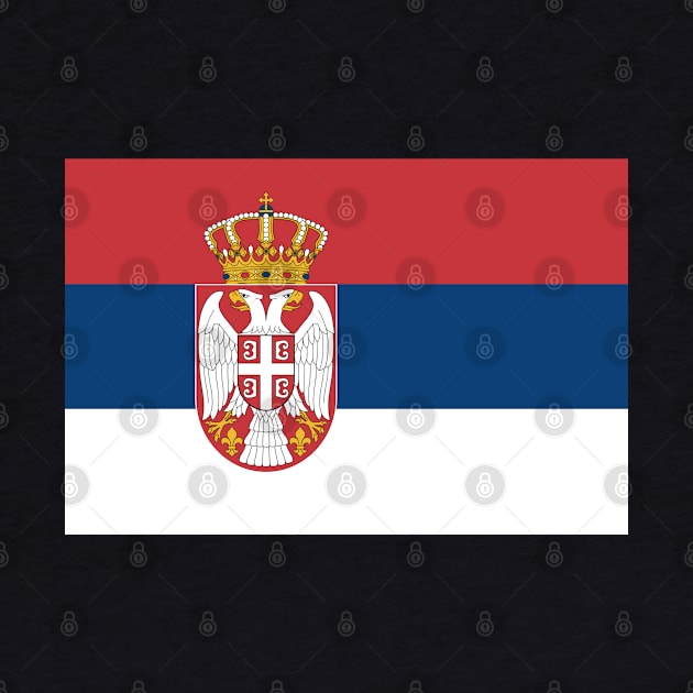 Flag of Serbia by brigadeiro